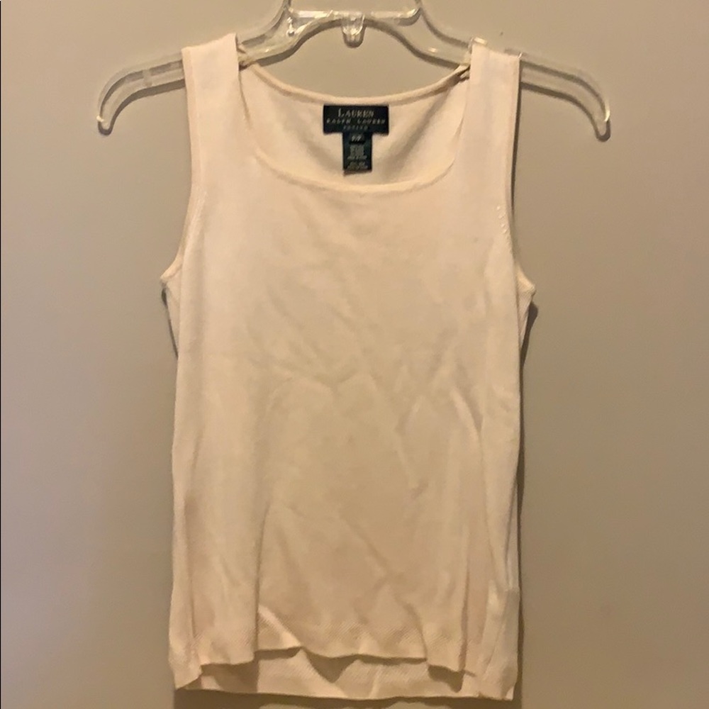 Ralph Lauren petite beige top